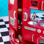 фото Игрушка кухня из дерева "Винтаж", цвет Красный (Red Vintage Kitchen) (53173_KE)