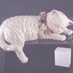 фото Статуэтка "кошка" длина=23 см. Porcelain Manufacturing (461-051)