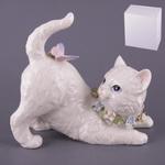 фото Статуэтка "кошка"высота=18 см длина=20 см. Porcelain Manufacturing (461-052)
