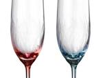 Фото №3 Набор бокалов для шампанского из 6 шт."виола q8417" 190 мл. высота=24 см. Crystalex Cz (674-208)