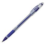 фото Ручка шариковая масляная CELLO "Gripper", корпус прозрачный, толщина письма 0,5 мм, резиновый держатель, синяя