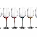 фото Набор бокалов для вина из 6 шт."виола q8417" 250 мл. высота=21 см. Crystalex Cz (674-209)