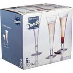 Фото №2 Набор бокалов для шампанского из 6 шт. "royal" 160 мл. высота=20,1 см. Durobor Group (617-079)