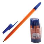 фото Ручка шариковая СТАММ "511", корпус оранжевый, толщина письма 1 мм, синяя