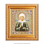 фото Икона святая блаженная матрона 45х40 см, стразы