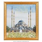 фото Картина мечеть сердце чечни 23х20 см