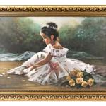 фото Картина "маленькая балерина" 42х28см. (562-109-06)