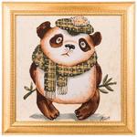 фото Гобеленовая картина "любитель бамбука" 55х55см. (404-1425-02)