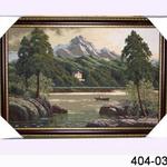 фото Гобеленовая картина "горное озеро" 126х82см. (404-038-24)