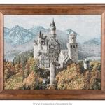фото Гобеленовая картина замок нойвайнштайн 54х44см,