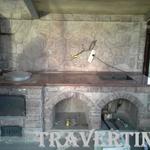 фото Кухонная столешница и стеновая панель из искусственного камня.