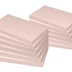 Фото №2 Блок-кубик пастель 125х75 мм. 100 листов INF (Цвет: пастель розовый)