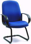 фото Кресло DEFO Budget на полозьях (Цвет материала: Синиый)
