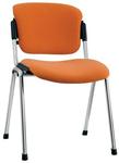 фото Кресло DEFO Era chrome RU (Цвет материала: Св. Коричневый/т. коричневый)