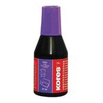 фото Краска штемпельная KORES, фиолетовая 27 мл, на водно-маслянной основе