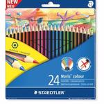 фото Карандаш цветной Noris Colour, набор 24 цвета., Wopex, картонная упаковка, 1 ряд карандашей