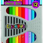 фото Карандаши цветные COLOR'PEPS ,треугольные 12 цветные металическая коробка MAPED