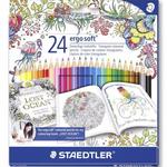 фото Набор цветных карандашей Ergo Soft, 24 цвета, специальное издание "Johanna Basford", картонная упаковка
