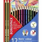 фото Набор цветных карандашей WOPEX, 12 цветов, плюс 2 черно-графических карандаша 180 30-HB