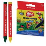 фото Восковые карандаши ERICH KRAUSE Artberry, 12 цветов, картонная упаковка с европодвесом