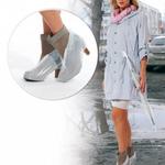фото Чехлы грязезащитные для женской обуви на каблуках, размер XL