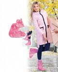 фото Чехлы грязезащитные для женской обуви - сапожки, размер M, цвет розовый