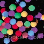фото Влагозащищённая гирлянда с насадками - "Шарики" 200 светодиодов RGB