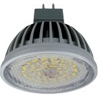 фото Светодиодная (LED) лампа Экола MR16 GU5.3 (замена галогенки), цоколь GU5.3, 5.4 W прозрачное стекло