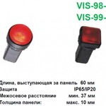 фото Индикационная сигнальная лампа, монтажное отверстие 30 мм VIS-98, VIS-98-Q, VIS-99, VIS-99-Q