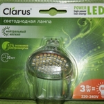фото Точечная светодиодная лампа Clarus LED Spot MR16-N 3W, 220-240V, 4100K