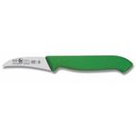 фото 285.HR01.06 Нож для чистки овощей 6 см,изогнутый,зеленый HoReCa Prime,ручка.пласт.