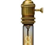 фото Лампа накаливания декоративная Iteria Vintage Nera Golden Long E27 40W