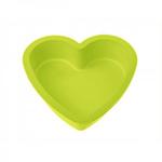 фото Форма для выпечки, силиконовая, сердце, 14 х 13.5 х 3.8 см, зеленая, PERFECTO LINEA (20-001213)