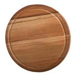 фото Доска разделочная деревянная круглая бук диаметр=25 см. толщина=2 см. Ооо "новое (430-116)