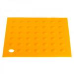 фото Коврик под горячее силиконовый, квадратный, 17.5 х 17.5 см, оранжевый, PERFECTO LINEA (23-006014)