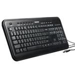 фото Клавиатура проводная SONNEN KB-M510, USB, мультимедийная, 12 дополнительных кнопок, черная