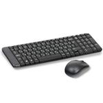 фото Набор беспроводной LOGITECH Wireless Desktop MK220, клавиатура, мышь 2 кнопки + 1 колесо-кнопка, черный