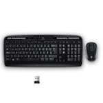 фото Набор беспроводной LOGITECH MK330, клавиатура, мышь, 2 кнопки + 1 колесо-кнопка, цвет черный