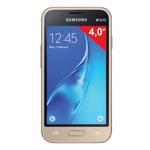 фото Смартфон SAMSUNG Galaxy J1 mini, 2 SIM, 4,0", 3G, 0,3/5 Мп, 8 Гб, microSD, золотой, пластик