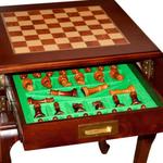 Фото №2 Шахматный стол с деревянными фигурками 52*52*67 см. Polite Crafts&amp;gifts (176-067)