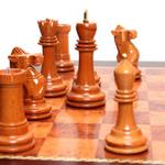 Фото №2 Шахматный стол с деревянными фигурками 56*56*70 см Polite Crafts&amp;gifts (176-060)