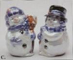 фото (п) набор для специй, 9 см, снеговики с метлой Cosmos Gifts HE303-114AB