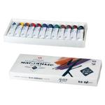 фото Краски масляные художественные «Мастер-класс», 12 цветов, туба 18 мл, картонная коробка