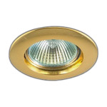 фото Точечные светильники PRORAB Светильник точечный LEEK M 210А-1 (1210А-1) светлое золото