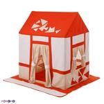 Фото №2 Текстильный домик-палатка с пуфиком для девочек и мальчиков "Замок Сомерсет" (PCR116-03)