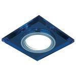 фото Точечный светильник gauss backlight синий/хром gu5.3 led подсветка 4100k bl061