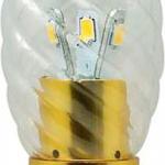 фото Лампа светодиодная 3.5W 230V E14 2700K золото LB-77; 25344