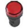 фото Лампа AD-22DS(LED)матрица d22мм красный 230В TDM