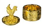 Фото №3 Шкатулка "золотой петушок" 5,5*5,5*8,3 см. Polite Crafts&amp;gifts (117-254)