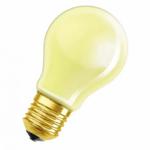 фото Лампа накаливания для отпугивания насекомых желтая - OSRAM SPECIAL INSECTA YELLOW 60W 230V 500lm E27 - 4050300082226